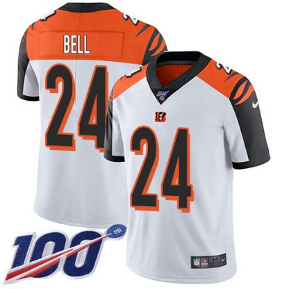 Nike Cincinnati Bengals #24 Vonn Bell White Men's Stitched NFL 100th Season Vapor Untouchable Limited Jersey