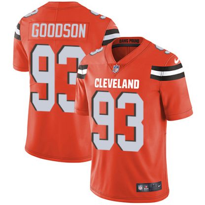 Nike Cleveland Browns #93 B.J. Goodson Orange Alternate Youth Stitched NFL Vapor Untouchable Limited Jersey