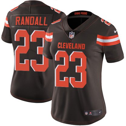 Nike Cleveland Browns #23 Damarious Randall Brown Team Color Women's Stitched NFL Vapor Untouchable Limited Jersey