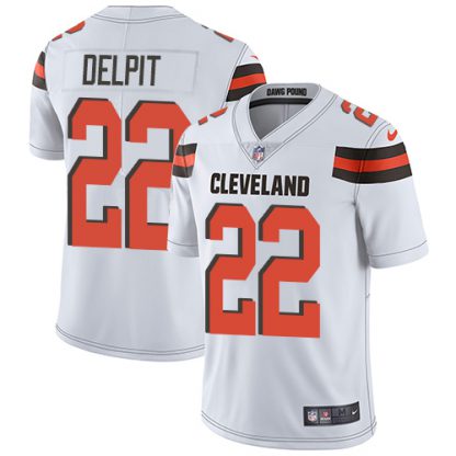 Nike Cleveland Browns #22 Grant Delpit White Youth Stitched NFL Vapor Untouchable Limited Jersey