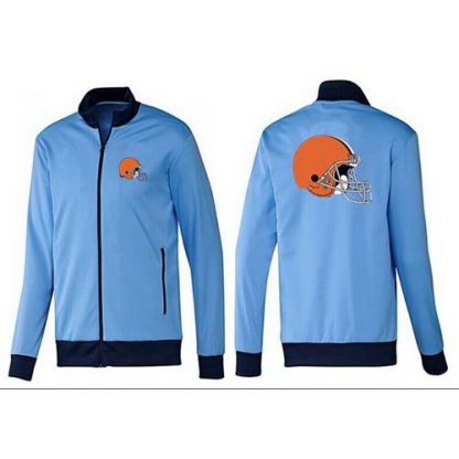 NFL Cleveland Cleveland Browns Team Logo Jacket Light Blue