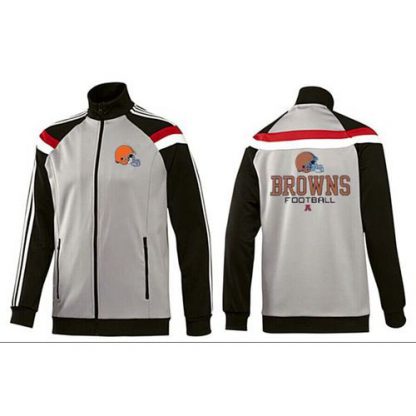 NFL Cleveland Cleveland Browns Victory Jacket Grey