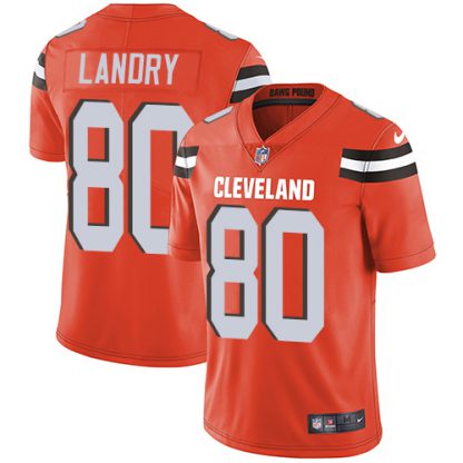 Nike Cleveland Browns #80 Jarvis Landry Orange Alternate Youth Stitched NFL Vapor Untouchable Limited Jersey