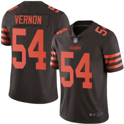 Nike Cleveland Browns #54 Olivier Vernon Brown Youth Stitched NFL Limited Rush Jersey