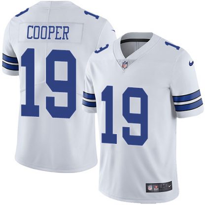 Nike Dallas Cowboys #19 Amari Cooper White Youth Stitched NFL Vapor Untouchable Limited Jersey