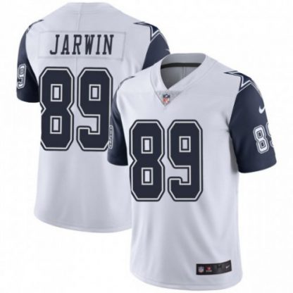 Nike Dallas Cowboys #89 Blake Jarwin White Men's Stitched NFL Limited Rush Jersey