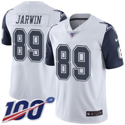 Nike Dallas Cowboys #89 Blake Jarwin White Men's Stitched NFL Limited Rush 100th Season Jersey