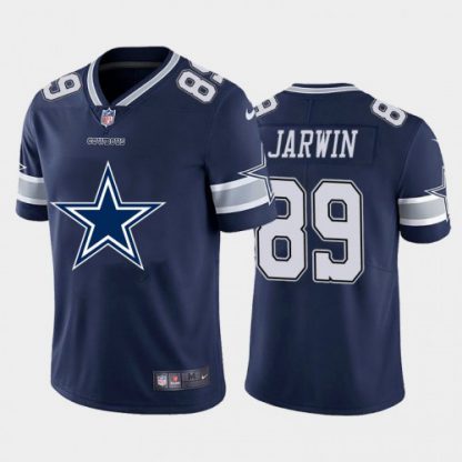 Dallas Dallas Cowboys #89 Blake Jarwin Navy Blue Men's Nike Big Team Logo Vapor Limited NFL Jersey