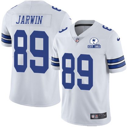 Nike Dallas Cowboys #89 Blake Jarwin White Men's Stitched With Established In 1960 Patch NFL Vapor Untouchable Limited Jersey