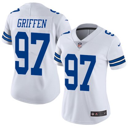 Nike Dallas Cowboys #97 Everson Griffen White Women's Stitched NFL Vapor Untouchable Limited Jersey