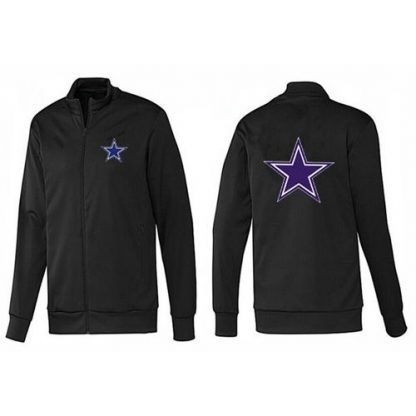 NFL Dallas Dallas Cowboys Team Logo Jacket Black_1