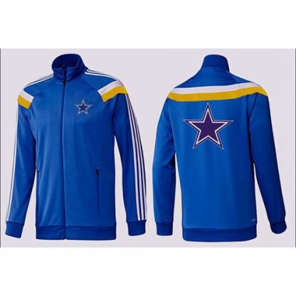 NFL Dallas Dallas Cowboys Team Logo Jacket Blue_1