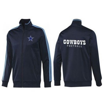 NFL Dallas Dallas Cowboys Authentic Jacket Dark Blue_1