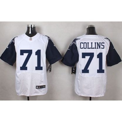 Nike Dallas Cowboys #71 La'el Collins White Men's Stitched NFL Elite Rush Jersey