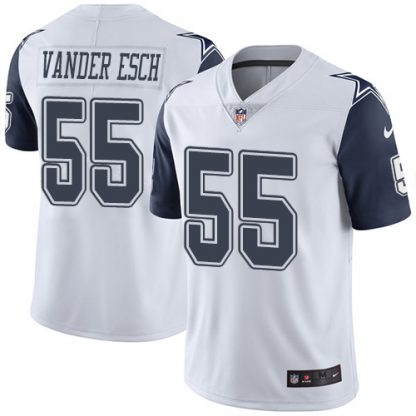 Nike Dallas Cowboys #55 Leighton Vander Esch White Youth Stitched NFL Limited Rush Jersey