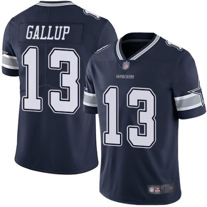 Nike Dallas Cowboys #13 Michael Gallup Navy Blue Team Color Youth Stitched NFL Vapor Untouchable Limited Jersey