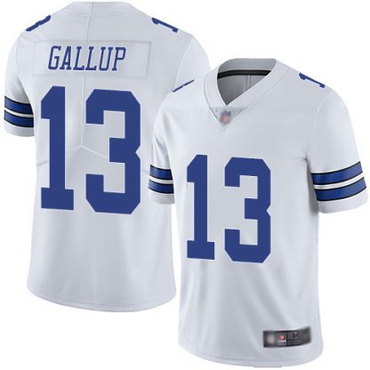 Nike Dallas Cowboys #13 Michael Gallup White Youth Stitched NFL Vapor Untouchable Limited Jersey