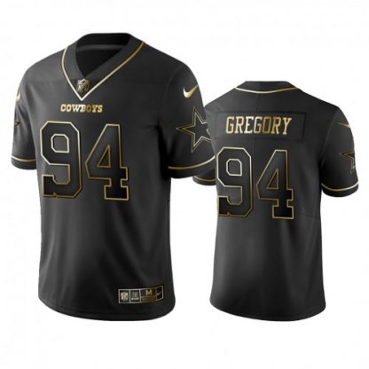 Nike Dallas Cowboys #94 Randy Gregory Black Golden Limited Edition Stitched NFL Jersey