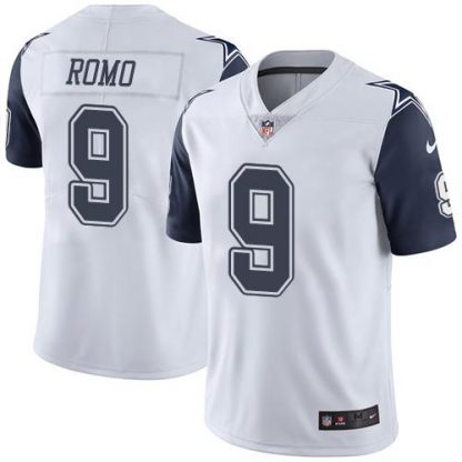 Nike Dallas Cowboys #9 Tony Romo White Youth Stitched NFL Limited Rush Jersey