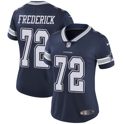 Nike Dallas Cowboys #72 Travis Frederick Navy Blue Team Color Women's Stitched NFL Vapor Untouchable Limited Jersey
