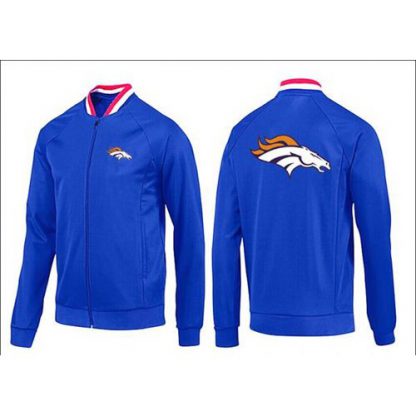 NFL Denver Denver Broncos Team Logo Jacket Blue_1