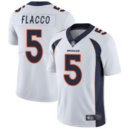 Nike Denver Broncos #5 Joe Flacco White Youth Stitched NFL Vapor Untouchable Limited Jersey