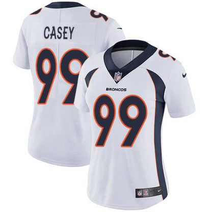 Nike Denver Broncos #99 Jurrell Casey White Women's Stitched NFL Vapor Untouchable Limited Jersey