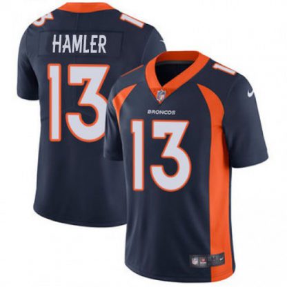 Nike Denver Broncos #13 KJ Hamler Navy Blue Alternate Men's Stitched NFL Vapor Untouchable Limited Jersey