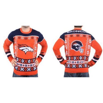 Nike Denver Broncos Men's Ugly Sweater