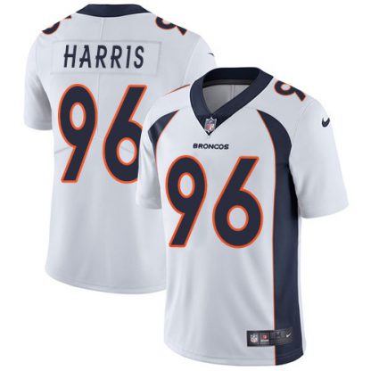 Nike Denver Broncos #96 Shelby Harris White Men's Stitched NFL Vapor Untouchable Limited Jersey