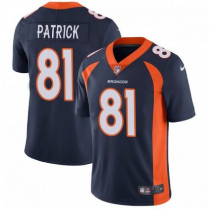 Nike Denver Broncos #81 Tim Patrick Navy Blue Alternate Men's Stitched NFL Vapor Untouchable Limited Jersey