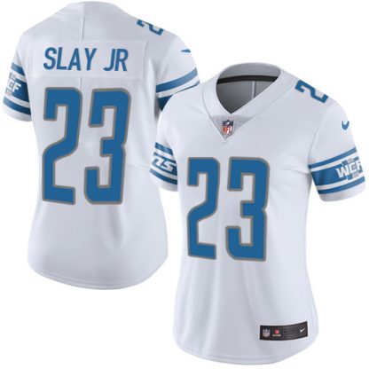 Nike Detroit Lions #23 Darius Slay Jr White Women's Stitched NFL Vapor Untouchable Limited Jersey