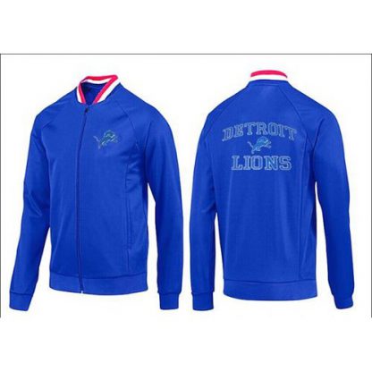 NFL Detroit Detroit Lions Heart Jacket Blue_1