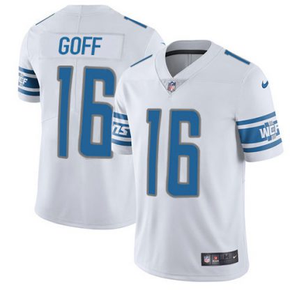 Detroit Detroit Lions #16 Jared Goff White Men's Stitched NFL Vapor Untouchable Limited Jersey