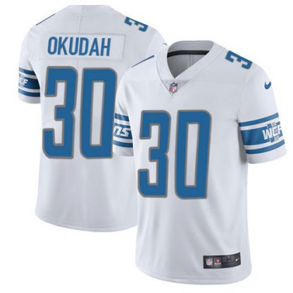 Nike Detroit Lions #30 Jeff Okudah White Youth Stitched NFL Vapor Untouchable Limited Jersey