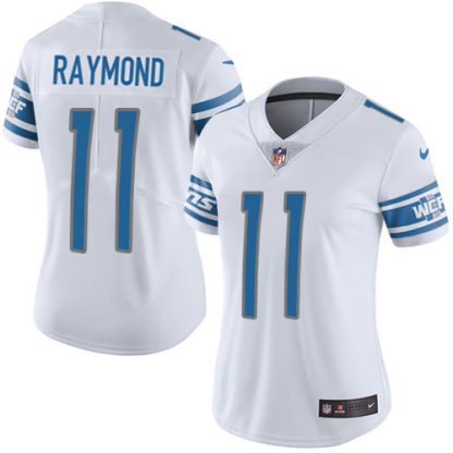 Nike Detroit Lions #11 Kalif Raymond White Women's Stitched NFL Vapor Untouchable Limited Jersey