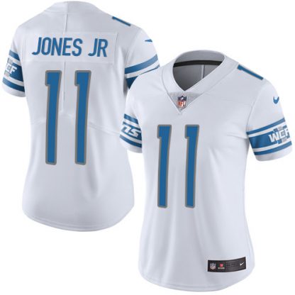 Nike Detroit Lions #11 Marvin Jones Jr White Women's Stitched NFL Vapor Untouchable Limited Jersey