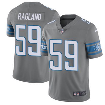 Nike Detroit Lions #59 Reggie Ragland Gray Youth Stitched NFL Limited Rush Jersey