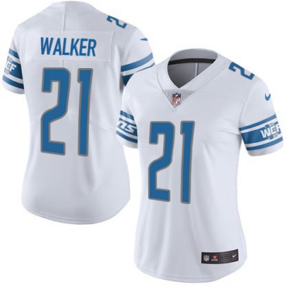 Nike Detroit Lions #21 Tracy Walker White Women's Stitched NFL Vapor Untouchable Limited Jersey