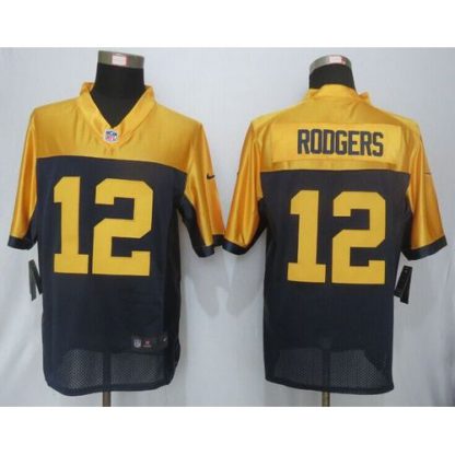 Nike Green Bay Packers #12 Aaron Rodgers Navy Blue Alternate Men's Stitched NFL New Limited Jersey