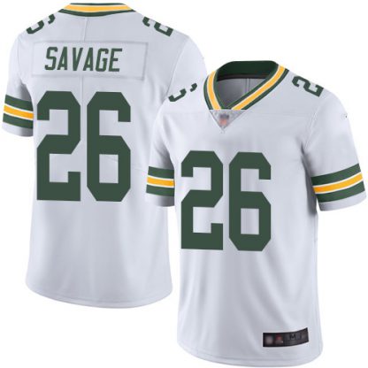 Nike Green Bay Packers #26 Darnell Savage White Men's Stitched NFL Vapor Untouchable Limited Jersey