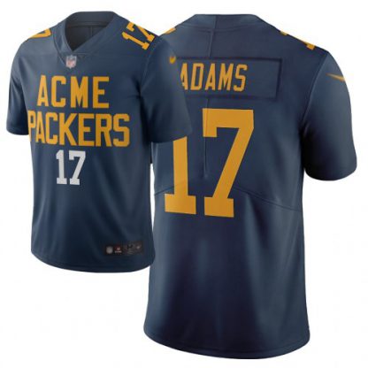 Nike Green Bay Packers #17 Davante Adams Navy Men's Stitched NFL Limited City Edition Jersey