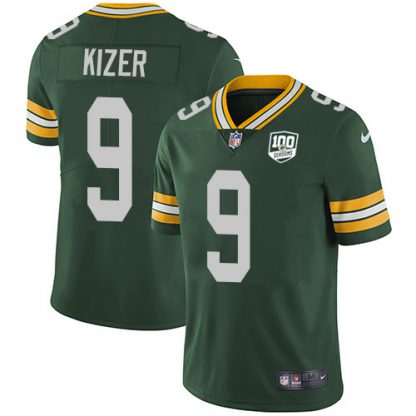 Nike Green Bay Packers #9 DeShone Kizer Green Team Color Men's 100th Season Stitched NFL Vapor Untouchable Limited Jersey