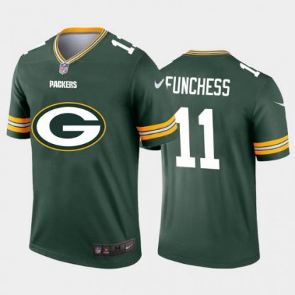Green Bay Green Bay Packers #11 Devin Funchess Green Men's Nike Big Team Logo Vapor Limited NFL Jersey