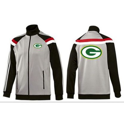 NFL Green Bay Green Bay Packers Team Logo Jacket Grey