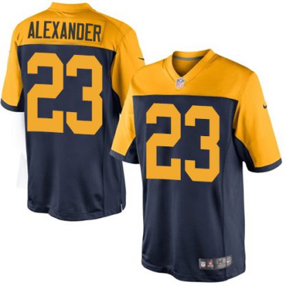 Nike Green Bay Packers #23 Jaire Alexander Navy Blue Alternate Youth Stitched NFL New Limited Jersey