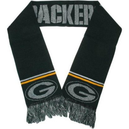Green Bay Green Bay Packers Ladies Metallic Thread Scarf Green