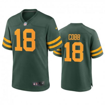Green Bay Green Bay Packers #18 Randall Cobb Men's Nike Alternate Game Player NFL Jersey - Green
