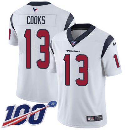 Nike Houston Texans #13 Brandin Cooks White Youth Stitched NFL 100th Season Vapor Untouchable Limited Jersey
