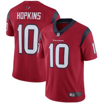 Nike Houston Texans #10 DeAndre Hopkins Red Alternate Men's Stitched NFL Vapor Untouchable Limited Jersey